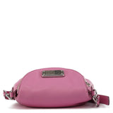 Pink Leather Classic Q Crossbody Bag