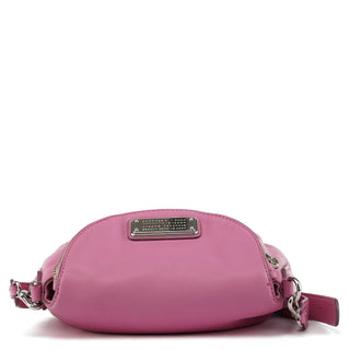 Pink Leather Classic Q Crossbody Bag