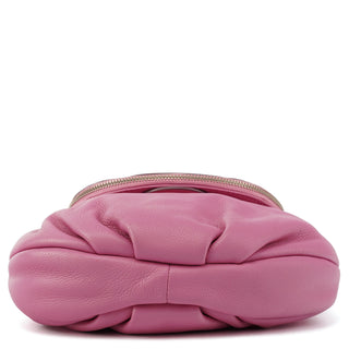 Pink Leather Classic Q Crossbody Bag