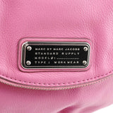 Pink Leather Classic Q Crossbody Bag