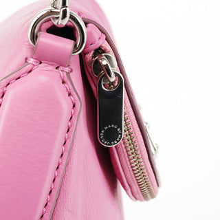 Pink Leather Classic Q Crossbody Bag
