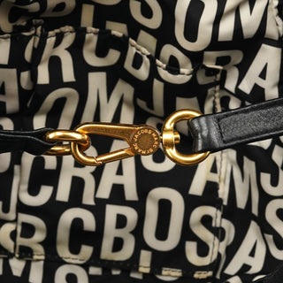 Black Leather Classic Q Fran 2-Way Bag
