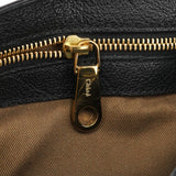 Black Leather Elsie 2-Way Bag