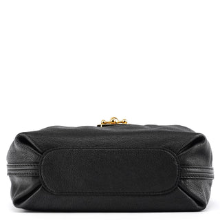 Black Leather Elsie 2-Way Bag