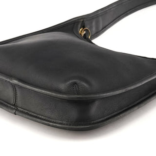9020 Black Leather Ergo Shoulder Bag