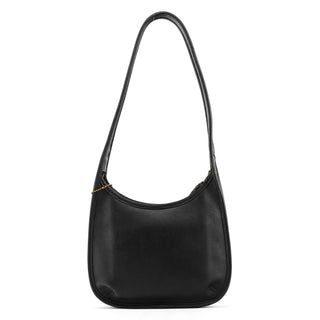 9020 Black Leather Ergo Shoulder Bag