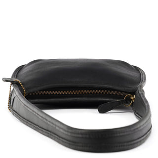 9020 Black Leather Ergo Shoulder Bag