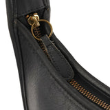 9020 Black Leather Ergo Shoulder Bag
