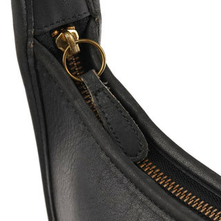 9020 Black Leather Ergo Shoulder Bag