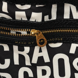 Black Leather Classic Q Fran 2-Way Bag