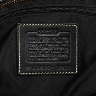 10529 Black Pebbled Leather Hamptons Tote Bag