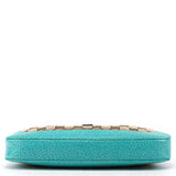 01147 Beige Turquoise GG Jackie Shoulder Bag