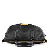 Black Leather Classic Q 2-Way Bowling Bag