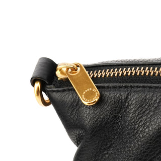 Black Leather Classic Q 2-Way Bowling Bag