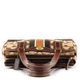11620 Beige Tan Signature Turnlock Tote Bag