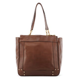 Brown Leather Eden Tote Bag