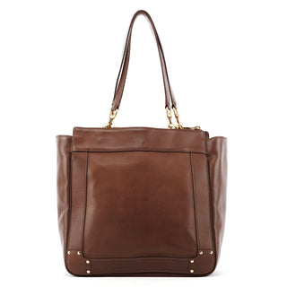 Brown Leather Eden Tote Bag