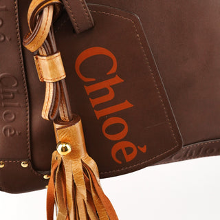 Brown Leather Eden Tote Bag