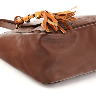 Brown Leather Eden Tote Bag