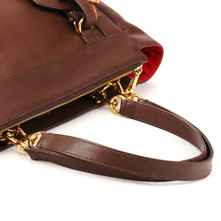 Brown Leather Eden Tote Bag