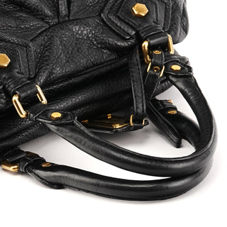 Black Leather Classic Q Baby Groovee 2-Way Bag