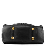 Sac deux portés Classic Q Baby Groovee en cuir noir