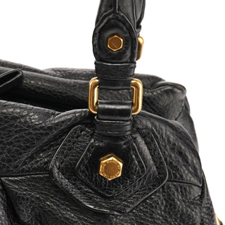 Black Leather Classic Q Baby Groovee 2-Way Bag