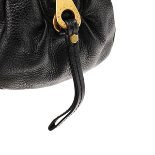 Black Leather Classic Q Baby Groovee 2-Way Bag