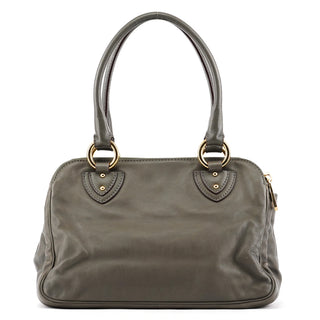 Grey Leather Blake Multi-Pocket Tote Bag