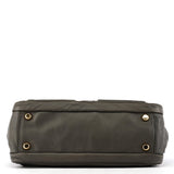Grey Leather Blake Multi-Pocket Tote Bag
