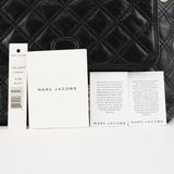 Black Quilted Leather Chain Shoulder Bag