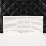 Black Quilted Leather Chain Shoulder Bag
