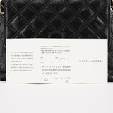 Black Quilted Leather Chain Shoulder Bag