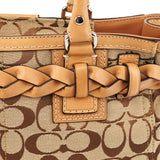 F15665 Beige Signature Hamptons Tote Bag