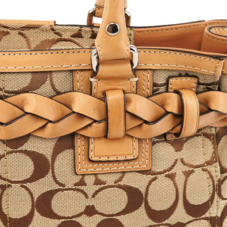 F15665 Beige Signature Hamptons Tote Bag
