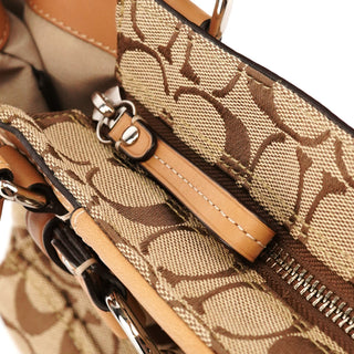F15665 Beige Signature Hamptons Tote Bag