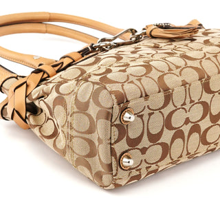 F15665 Beige Signature Hamptons Tote Bag