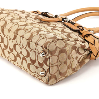 F15665 Beige Signature Hamptons Tote Bag