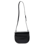 1996 Navy Leather Madras Swing Crossbody Bag