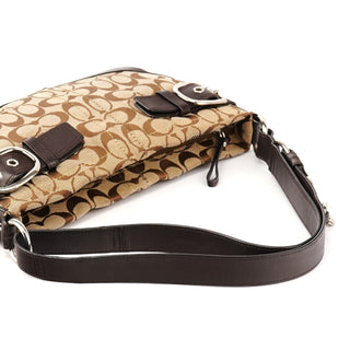 F17169 Beige Brown Signature Soho 2-Way Shoulder Bag