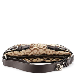 F17169 Beige Brown Signature Soho 2-Way Shoulder Bag
