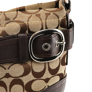 F17169 Beige Brown Signature Soho 2-Way Shoulder Bag