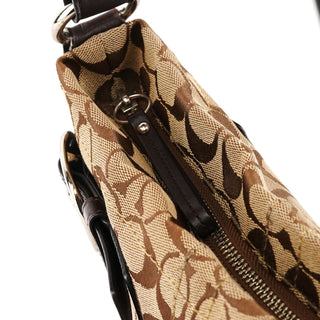 F17169 Beige Brown Signature Soho 2-Way Shoulder Bag