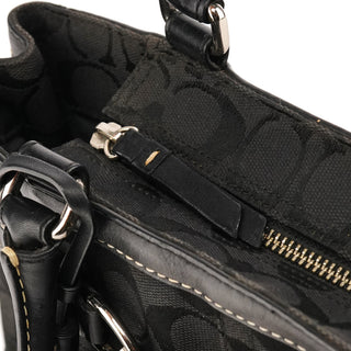 8K06 Black Signature Hamptons Tote Bag