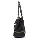 8K06 Black Signature Hamptons Tote Bag