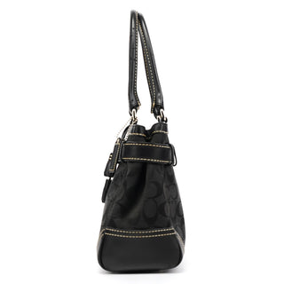 8K06 Black Signature Hamptons Tote Bag
