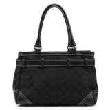 8K06 Black Signature Hamptons Tote Bag
