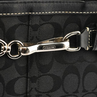 8K06 Black Signature Hamptons Tote Bag