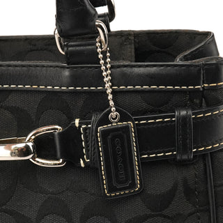 8K06 Black Signature Hamptons Tote Bag