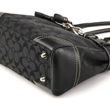 8K06 Black Signature Hamptons Tote Bag